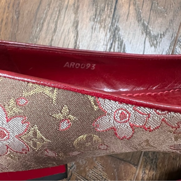 Louis Vuitton Cherry Blossom Ballet Flats Size 37 EU - Picture 12 of 13